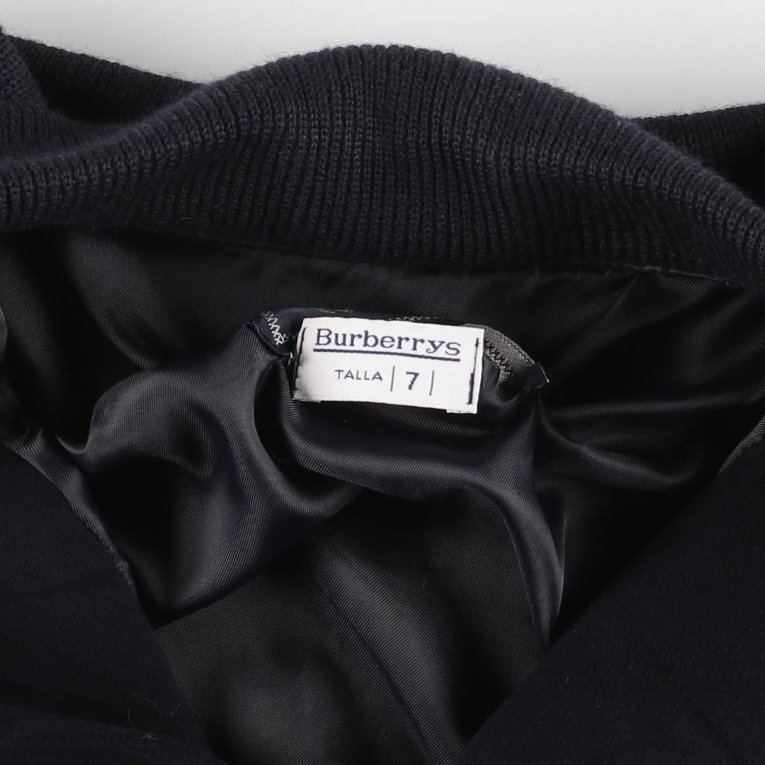 Burberry's wool jacket, men's size XL unclear navy blue type Vintage Second Hand