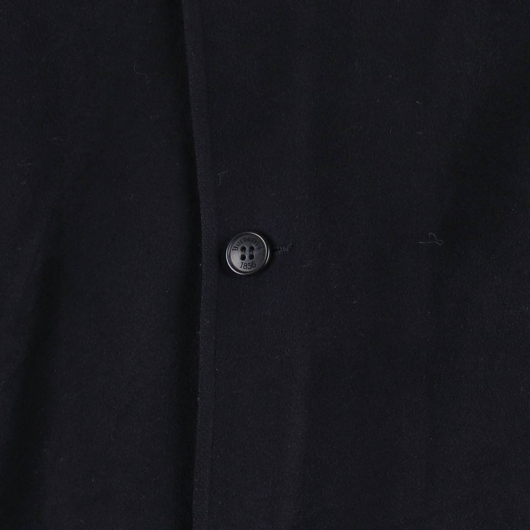 Burberry's wool jacket, men's size XL unclear navy blue type Vintage Second Hand