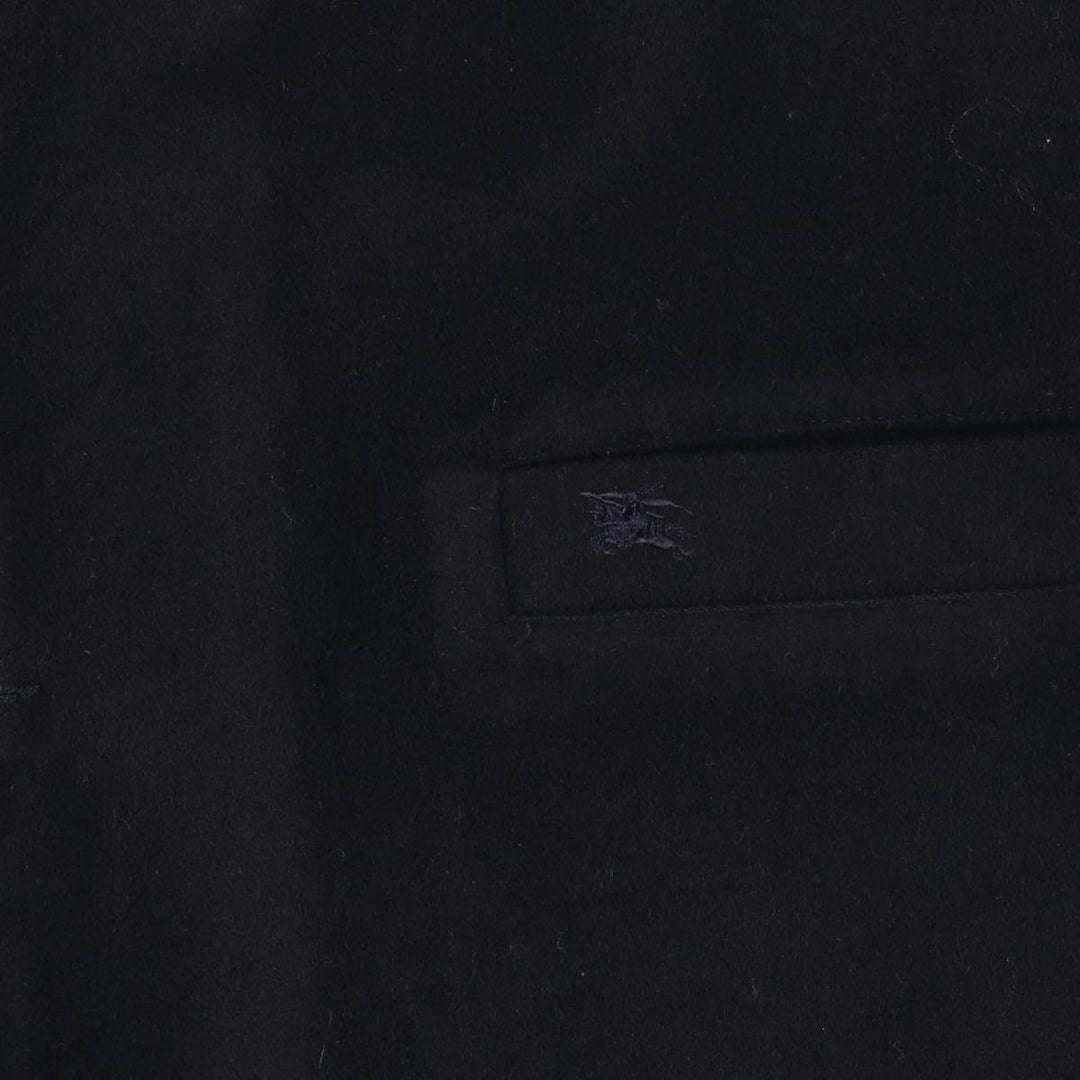 Burberry's wool jacket, men's size XL unclear navy blue type Vintage Second Hand