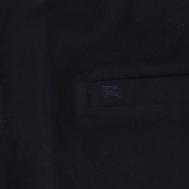 Burberry's wool jacket, men's size XL unclear navy blue type Vintage Second Hand