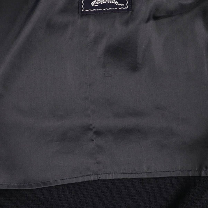 Burberry's wool jacket, men's size XL unclear navy blue type Vintage Second Hand
