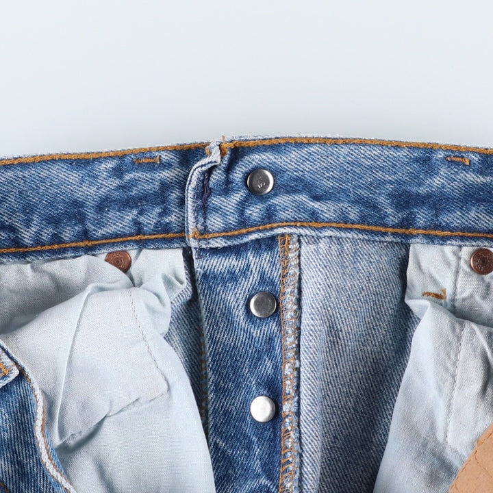 90'S Levi's 501-0193 Straight Denim Pants Made in USA Men's W30 Vintage cotton blue type Vintage Second Hand