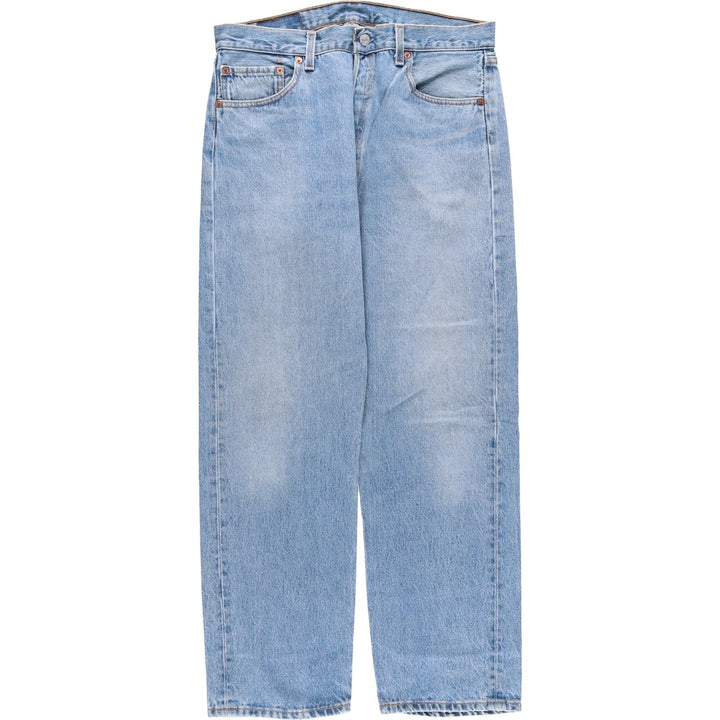 90'S Levi's 501-0118 Straight Denim Pants, Made in USA, Men's, Size 34, Vintage cotton blue type Vintage Second Hand
