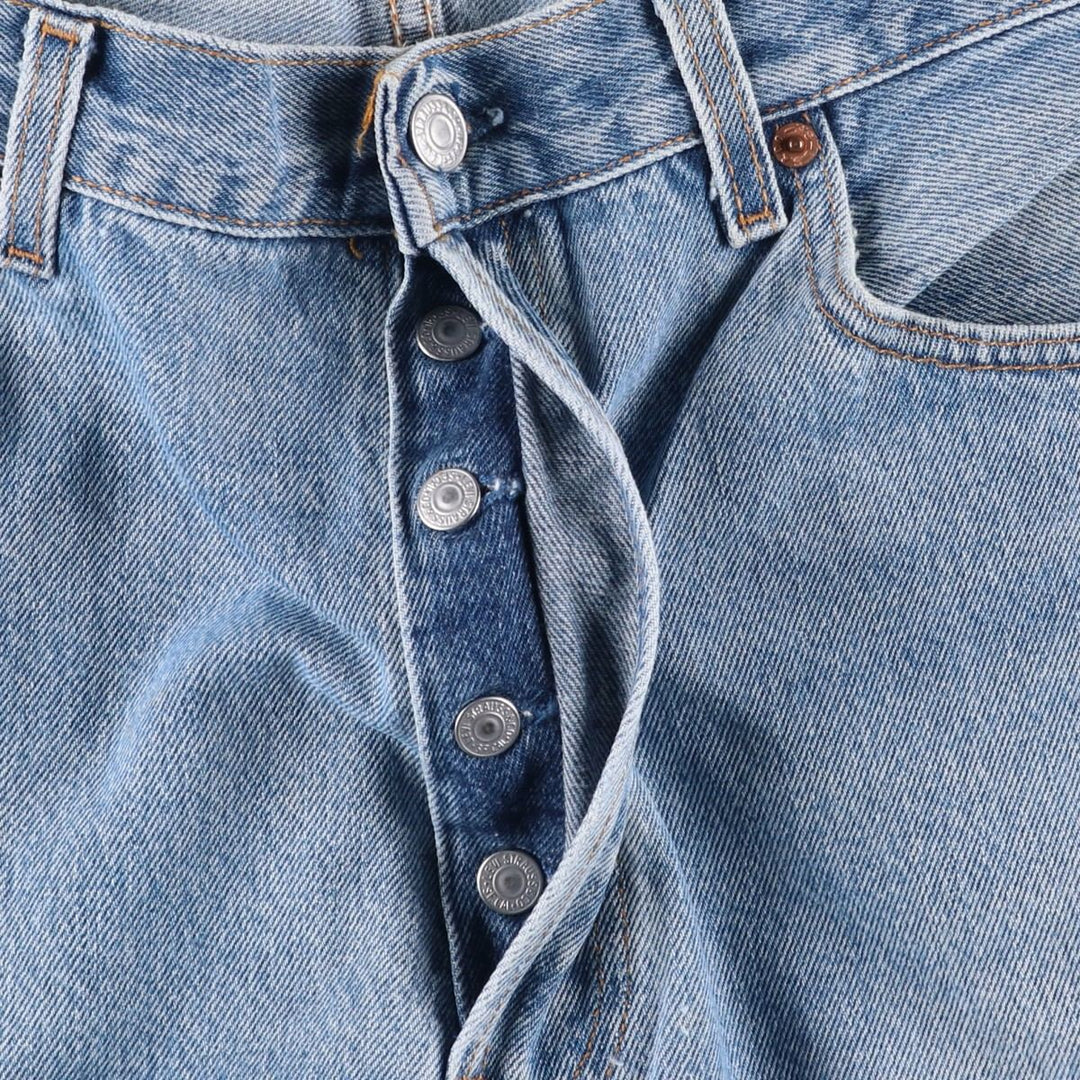 90'S Levi's 501-0118 Straight Denim Pants, Made in USA, Men's, Size 34, Vintage cotton blue type Vintage Second Hand