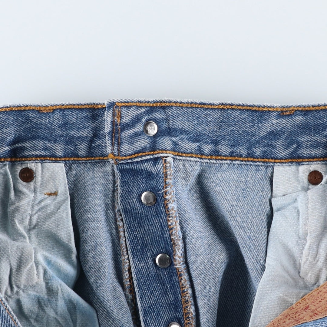 90'S Levi's 501-0118 Straight Denim Pants, Made in USA, Men's, Size 34, Vintage cotton blue type Vintage Second Hand