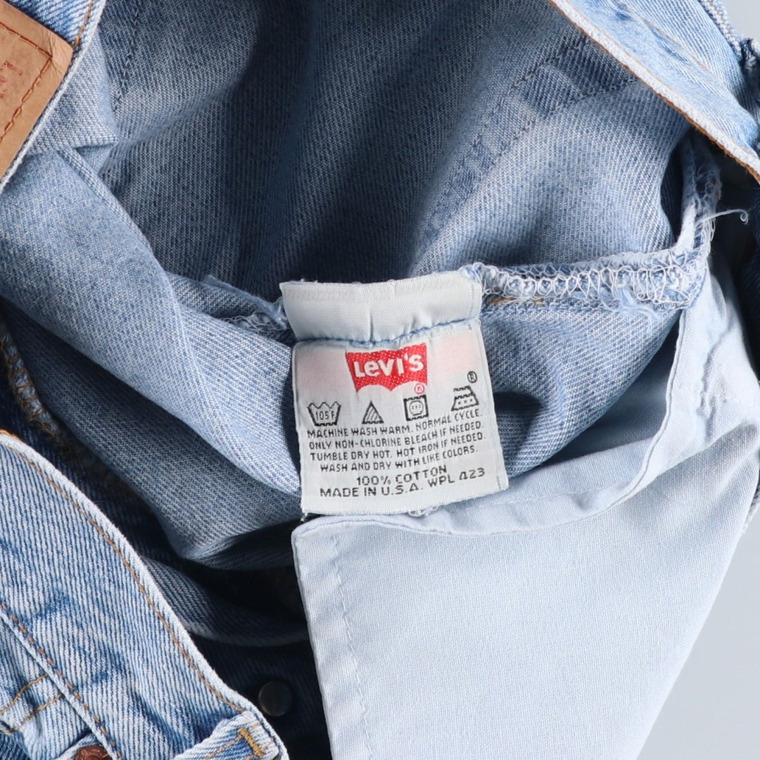 90'S Levi's 501-0134 Straight Denim Pants Made in USA Men's W31 Vintage cotton blue type Vintage Second Hand