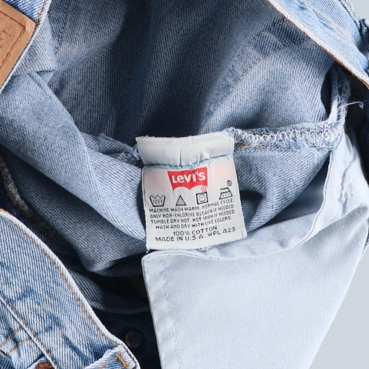 90'S Levi's 501-0134 Straight Denim Pants Made in USA Men's W31 Vintage cotton blue type Vintage Second Hand