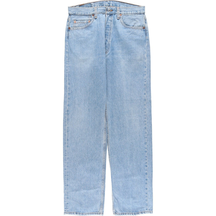 90'S Levi's 501-0193 Straight Denim Pants Made in USA Men's W31 Vintage cotton blue type Vintage Second Hand