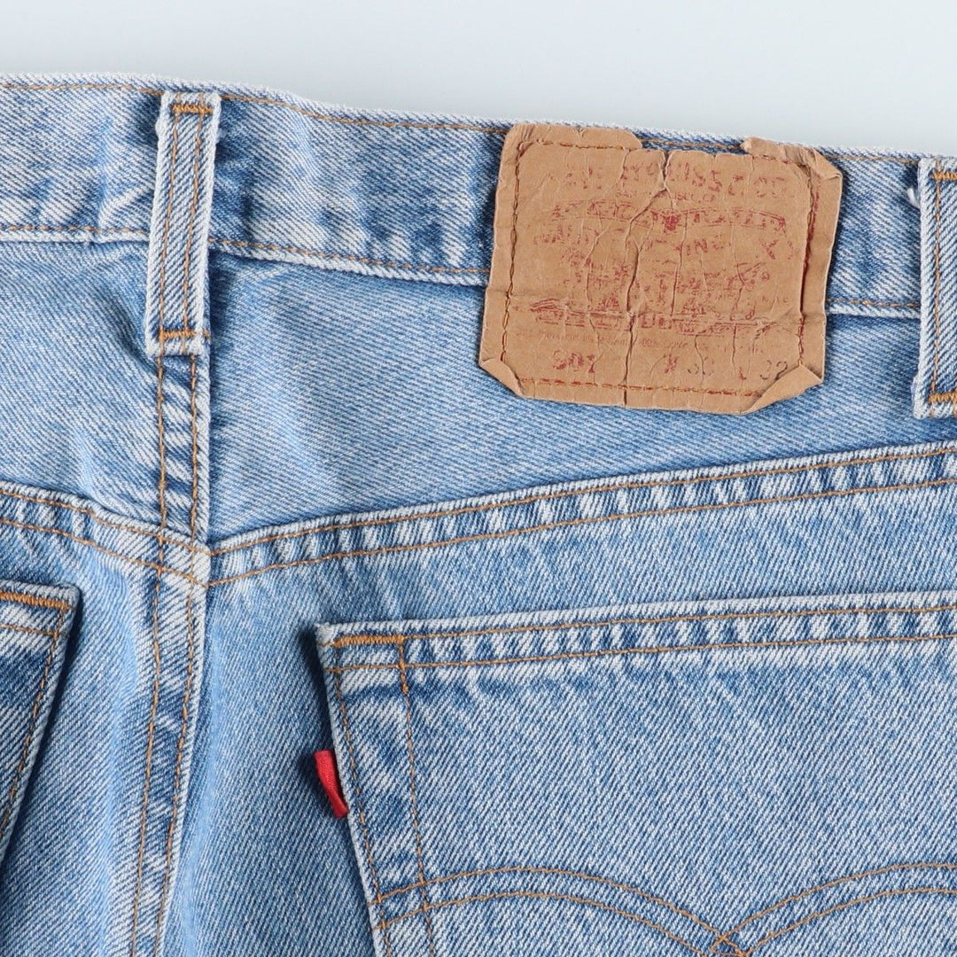 90'S Levi's 501-0193 Straight Denim Pants Made in USA Men's W31 Vintage cotton blue type Vintage Second Hand