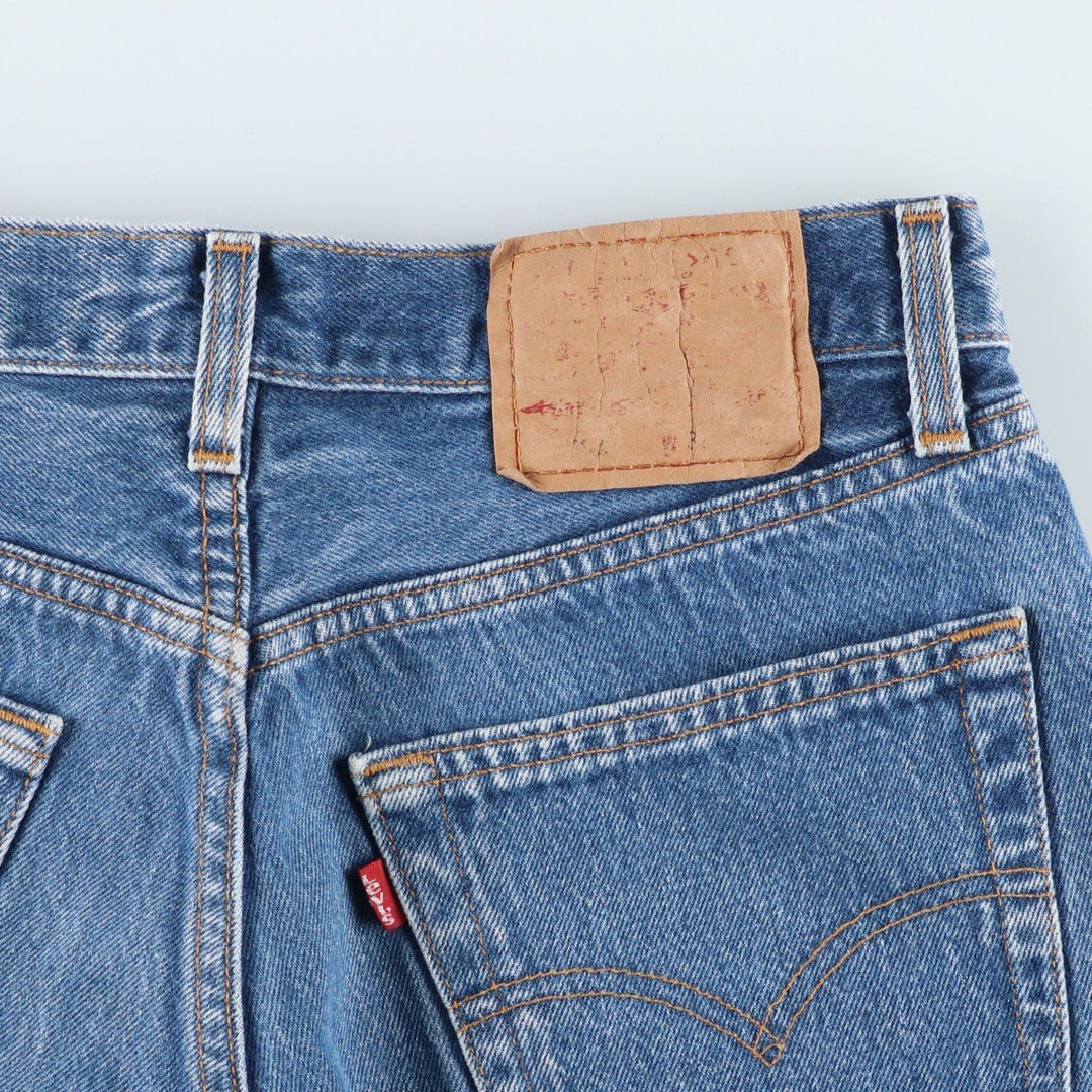 90'S Levi's 501-0115 Straight Denim Pants, Made in USA, Men's, W30, Vintage cotton blue type Vintage Second Hand