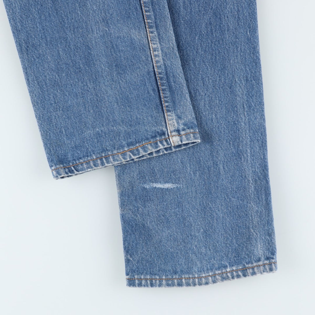 90'S Levi's 501-0115 Straight Denim Pants, Made in USA, Men's, W30, Vintage cotton blue type Vintage Second Hand