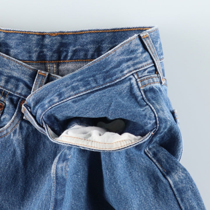 90'S Levi's 501-0115 Straight Denim Pants, Made in USA, Men's, W30, Vintage cotton blue type Vintage Second Hand