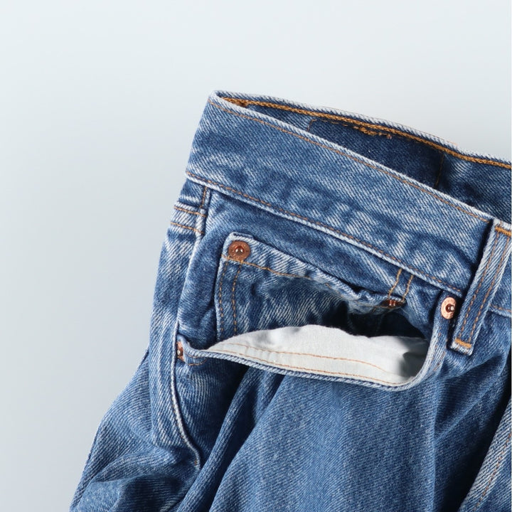90'S Levi's 501-0115 Straight Denim Pants, Made in USA, Men's, W30, Vintage cotton blue type Vintage Second Hand
