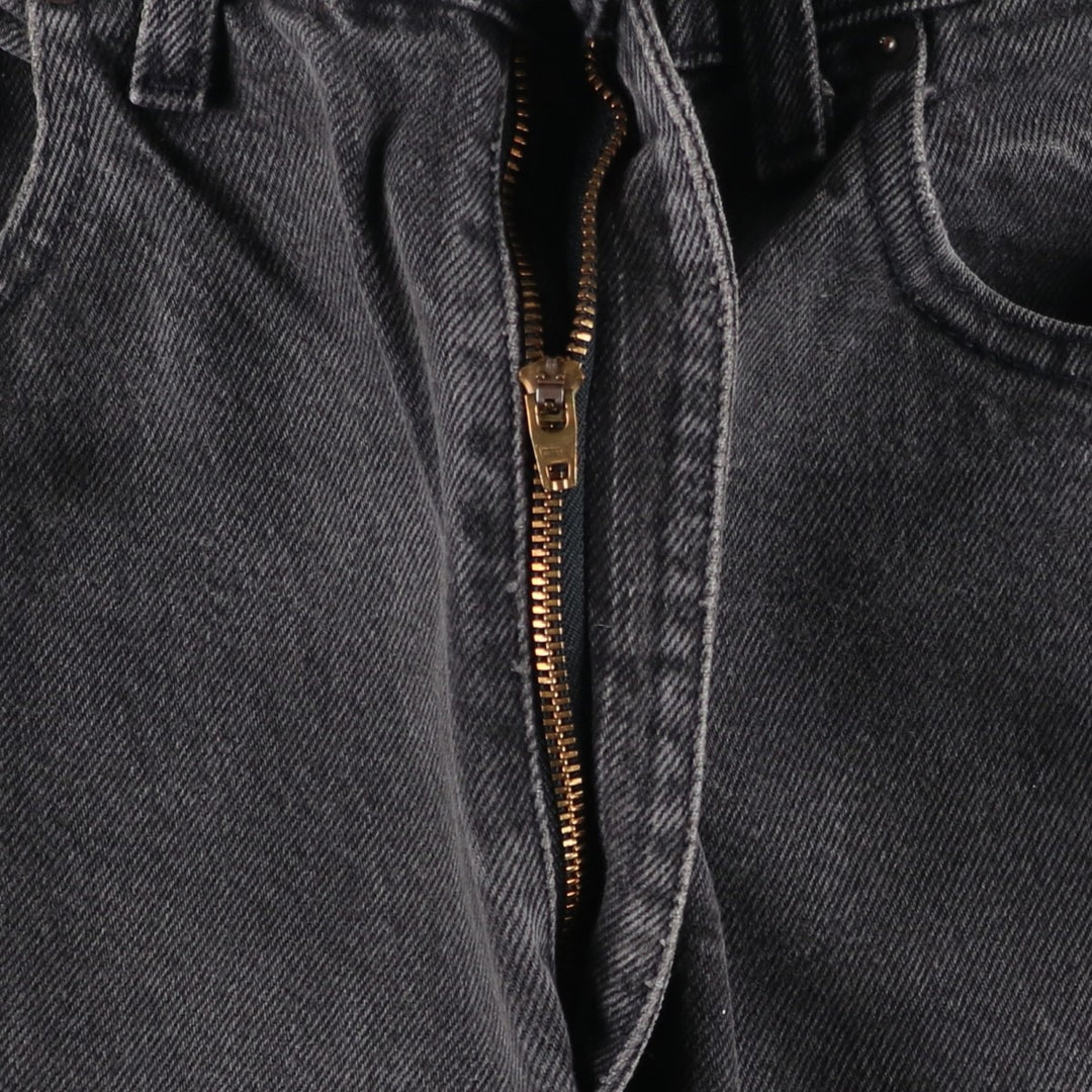 90s-00'S Levi's 505-0260 Black Denim Tapered Denim Pants, Made in the USA, Men's, Size W33, Vintage cotton black type Vintage Second Hand