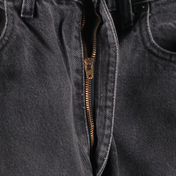 90s-00'S Levi's 505-0260 Black Denim Tapered Denim Pants, Made in the USA, Men's, Size W33, Vintage cotton black type Vintage Second Hand