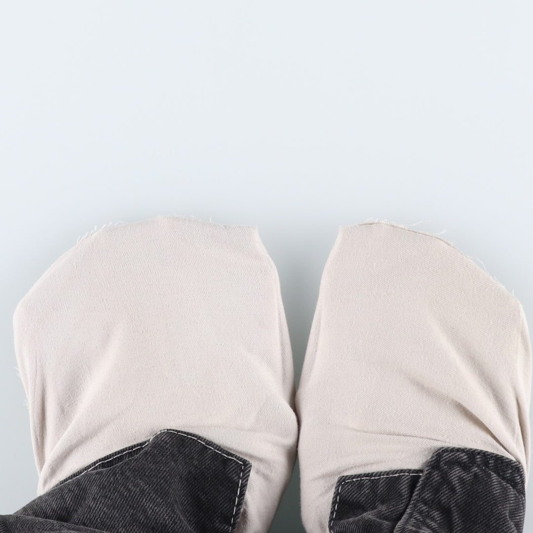 90s-00'S Levi's 505-0260 Black Denim Tapered Denim Pants, Made in the USA, Men's, Size W33, Vintage cotton black type Vintage Second Hand