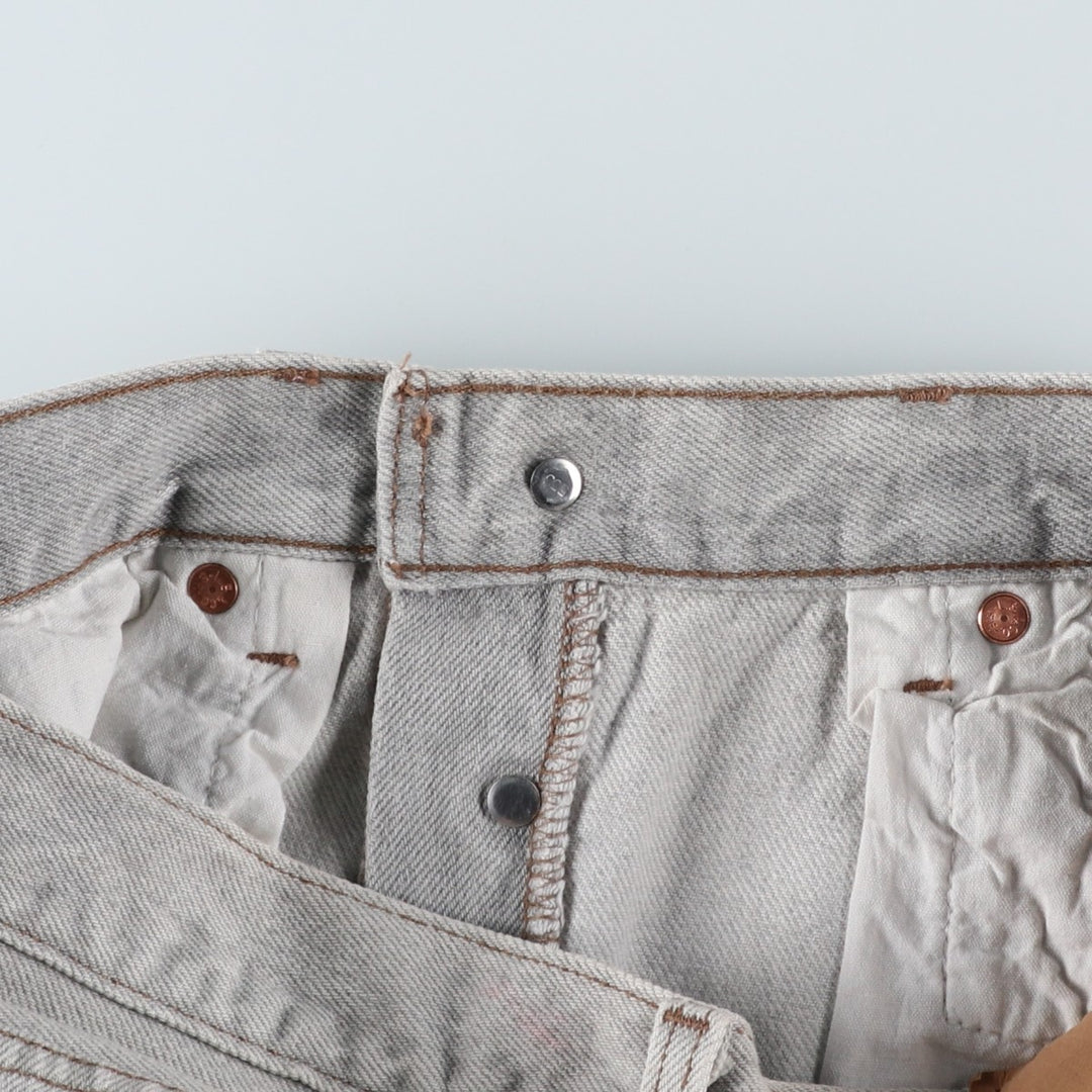 90'S Levi's 501 Straight Denim Pants, Made in USA, Men's, W30, Vintage cotton blue type Vintage Second Hand