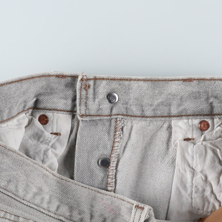90'S Levi's 501 Straight Denim Pants, Made in USA, Men's, W30, Vintage cotton blue type Vintage Second Hand
