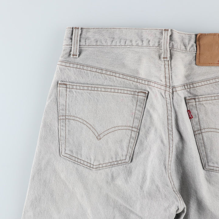 90'S Levi's 501 Straight Denim Pants, Made in USA, Men's, W30, Vintage cotton blue type Vintage Second Hand