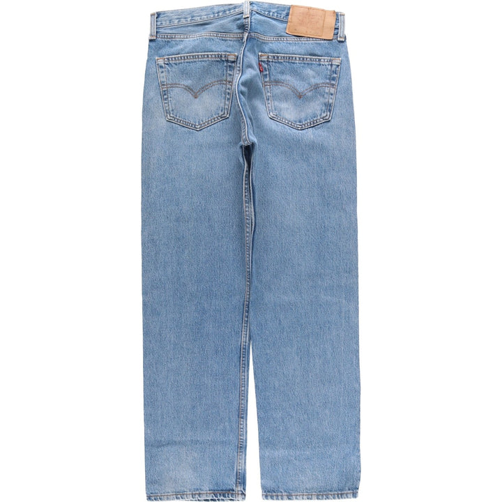 90'S Levi's 501-0193 Straight Denim Pants Made in USA Men's W32 Vintage cotton blue type Vintage Second Hand