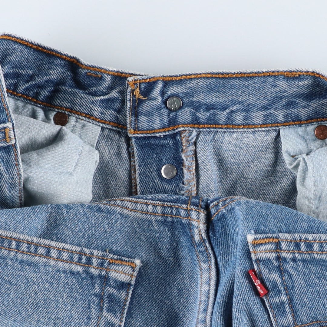90'S Levi's 501-0193 Straight Denim Pants Made in USA Men's W32 Vintage cotton blue type Vintage Second Hand