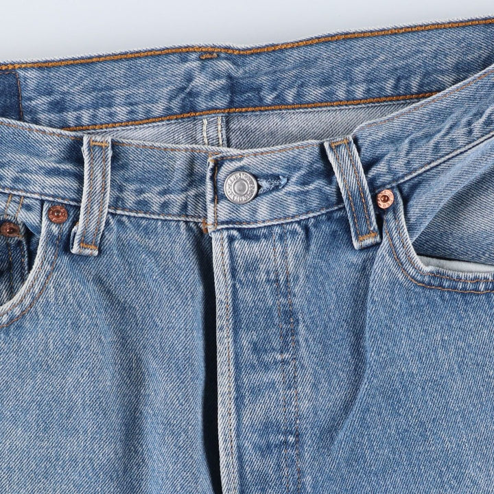 90'S Levi's 501-0193 Straight Denim Pants Made in USA Men's W32 Vintage cotton blue type Vintage Second Hand