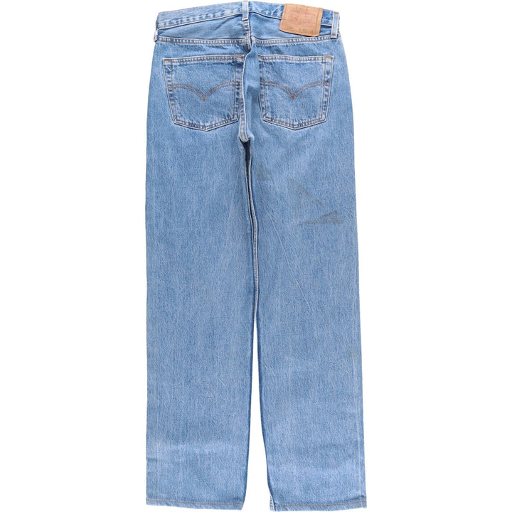 90'S Levi's 501-0193 Straight Denim Pants Made in USA Men's W30 Vintage cotton blue type Vintage Second Hand