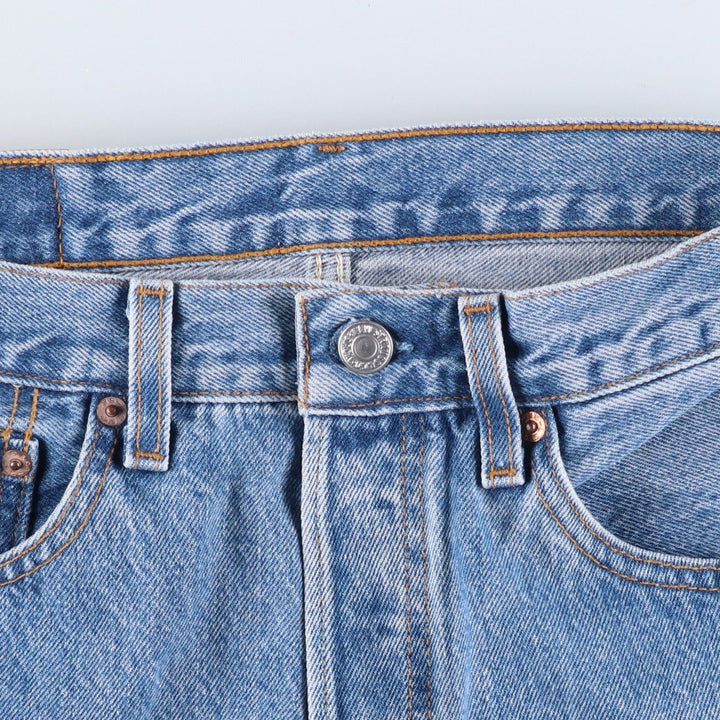 90'S Levi's 501-0193 Straight Denim Pants Made in USA Men's W30 Vintage cotton blue type Vintage Second Hand