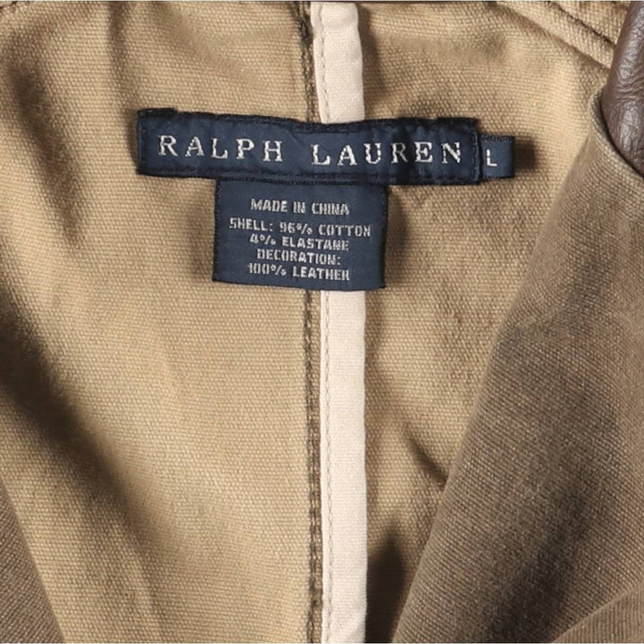 Ralph Lauren Duck Hunting Jacket, Women's, Size L cotton brown type Vintage Second Hand