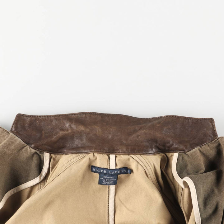 Ralph Lauren Duck Hunting Jacket, Women's, Size L cotton brown type Vintage Second Hand