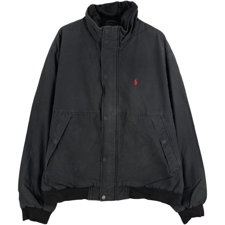 Ralph Lauren POLO by Ralph Lauren padded jacket puffer jacket men's XL size cotton black type Vintage Second Hand