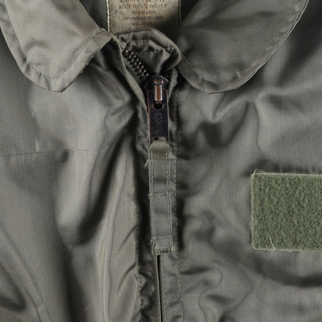 90's US military actual product CWU-45 Aromatic polyamide Khaki type Vintage Second Hand