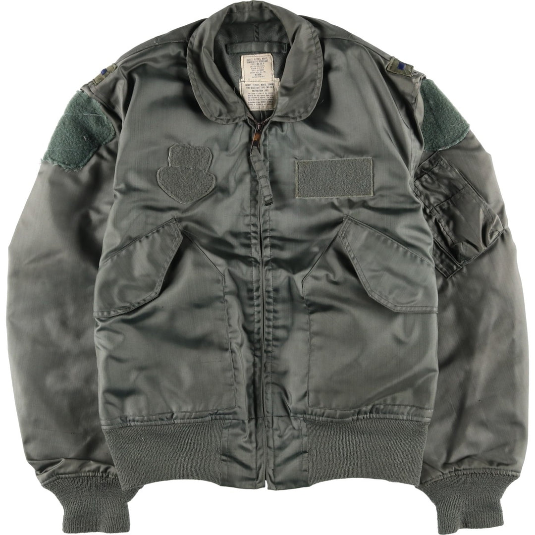 80's US military actual product CWU-36 polyamide Khaki type Vintage Second Hand