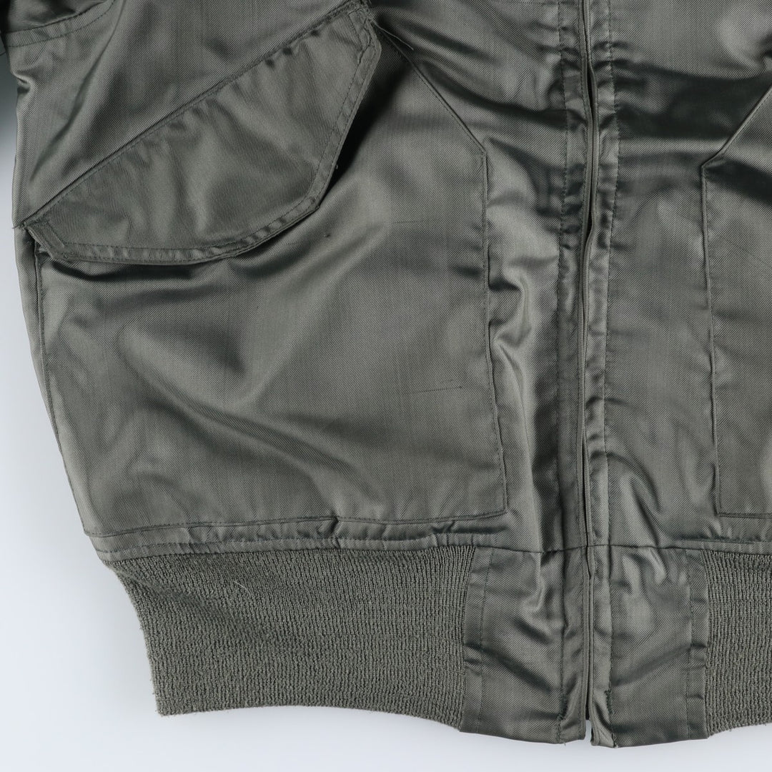 80's US military actual product CWU-36 polyamide Khaki type Vintage Second Hand