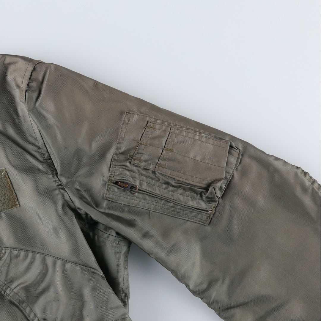 80's US military actual product CWU-36 polyamide Khaki type Vintage Second Hand