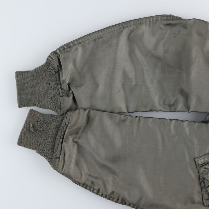 80's US military actual product CWU-36 polyamide Khaki type Vintage Second Hand