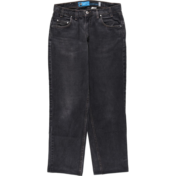 90'S Levi's Silver Tab Relaxed Fit Straight Leg Tapered Black Denim Pants, Made in USA, Men's Size W33 cotton black type Vintage Second Hand