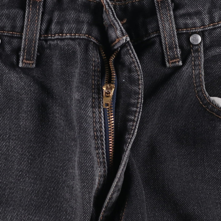 90'S Levi's Silver Tab Relaxed Fit Straight Leg Tapered Black Denim Pants, Made in USA, Men's Size W33 cotton black type Vintage Second Hand
