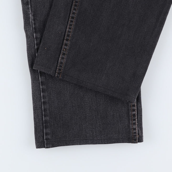 90'S Levi's Silver Tab Relaxed Fit Straight Leg Tapered Black Denim Pants, Made in USA, Men's Size W33 cotton black type Vintage Second Hand