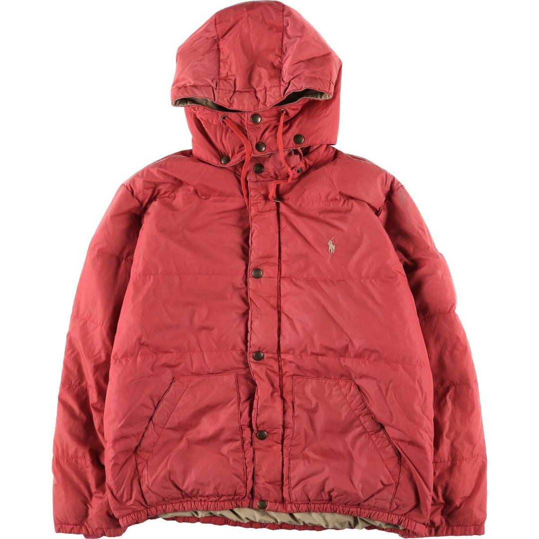 Ralph Lauren POLO by Ralph Lauren Down Parka, Men's XL polyester red type Vintage Second Hand