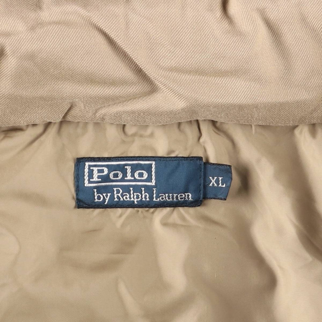 Ralph Lauren POLO by Ralph Lauren Down Parka, Men's XL polyester red type Vintage Second Hand