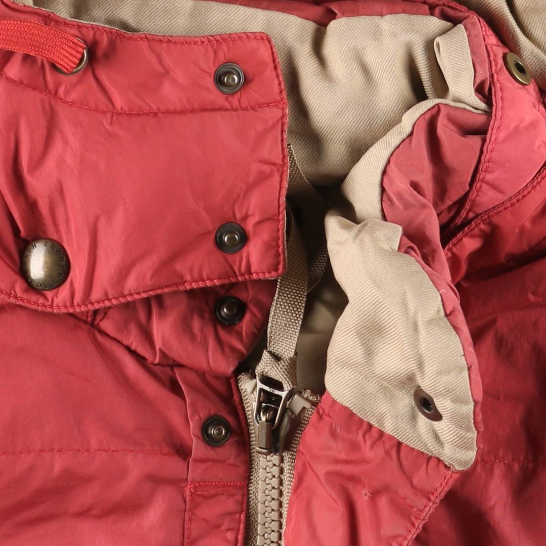 Ralph Lauren POLO by Ralph Lauren Down Parka, Men's XL polyester red type Vintage Second Hand