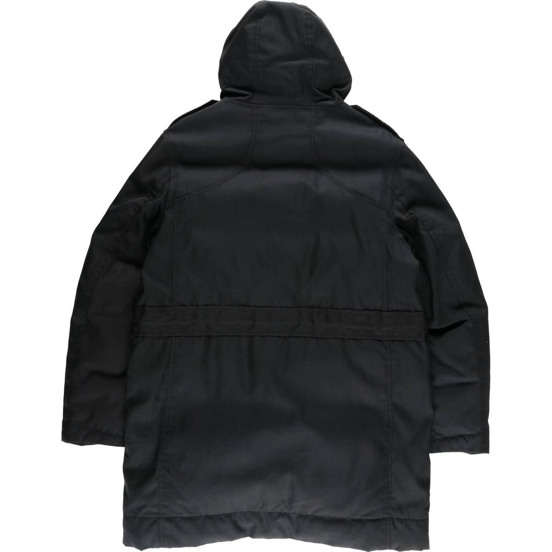Ralph Lauren RLX hooded down coat, men's size M Nylon black type Vintage Second Hand