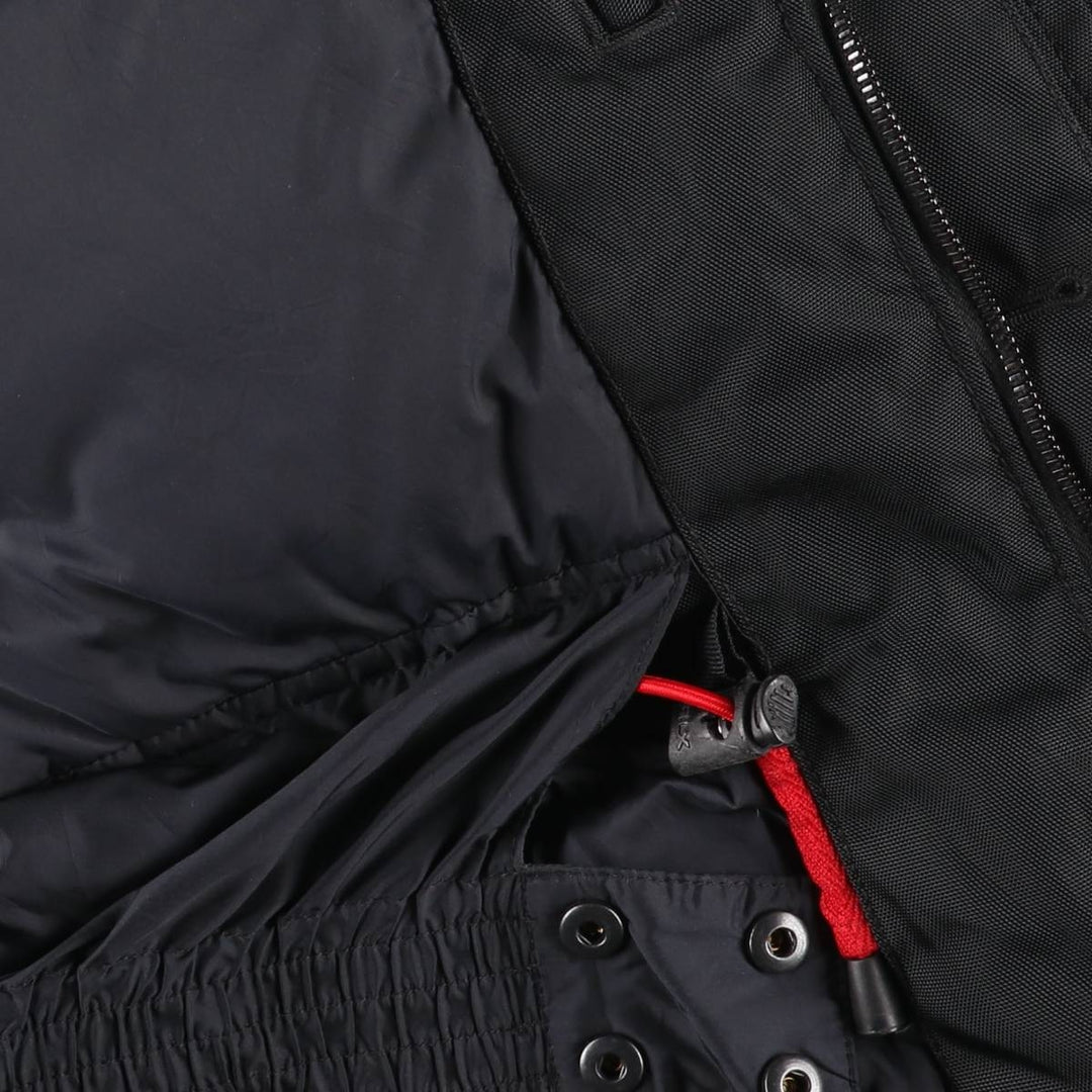 Ralph Lauren RLX hooded down coat, men's size M Nylon black type Vintage Second Hand