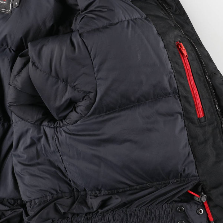 Ralph Lauren RLX hooded down coat, men's size M Nylon black type Vintage Second Hand