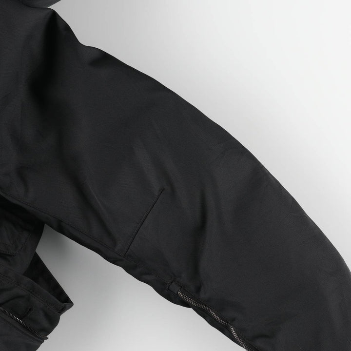 Ralph Lauren RLX hooded down coat, men's size M Nylon black type Vintage Second Hand