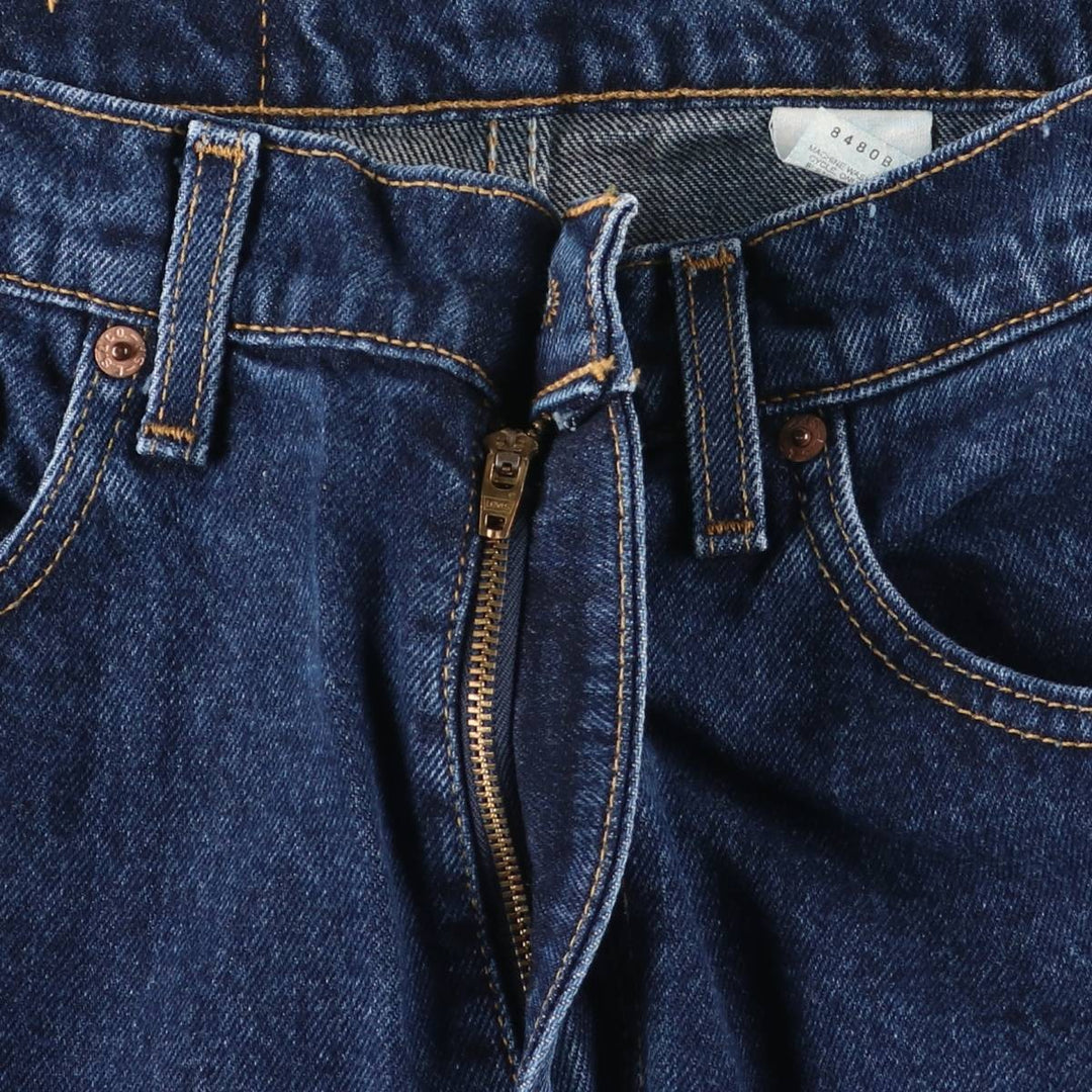 90'S Levi's 505-4819 Tapered Denim Pants, Made in USA, Men's Size 34, Vintage cotton blue type Vintage Second Hand