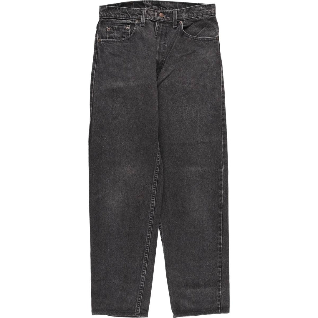 90'S Levi's 550-0260 Black Denim Tapered Denim Pants Made in USA Men's W30 Vintage cotton black type Vintage Second Hand