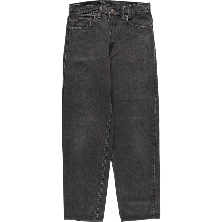 90'S Levi's 550-0260 Black Denim Tapered Denim Pants Made in USA Men's W30 Vintage cotton black type Vintage Second Hand
