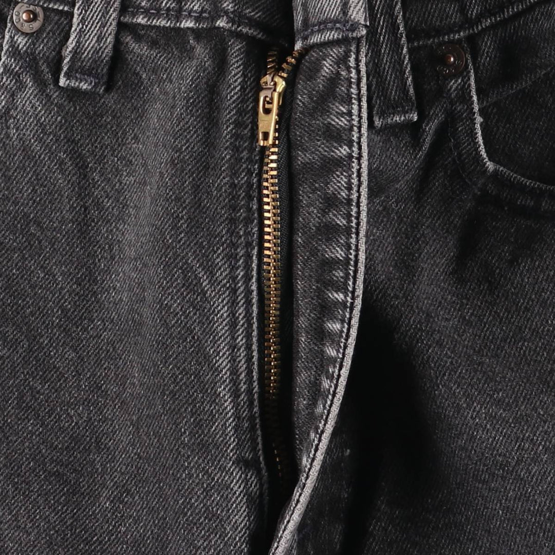90'S Levi's 550-0260 Black Denim Tapered Denim Pants Made in USA Men's W30 Vintage cotton black type Vintage Second Hand